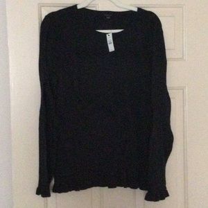 NWT talbots black sweater size large